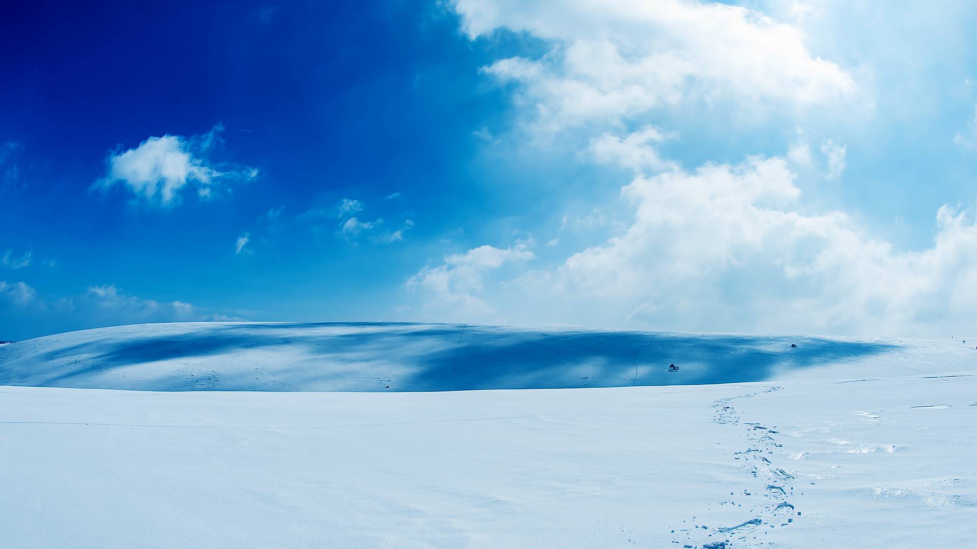 Crêtes des Monts du Forez en hiver